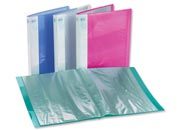 gbc Portalistini 20 tasche ICE Pacco da 10 portalistini in colori assortiti: 3 blu, 3 trasparenti, 2 rosa, 2 turchesi. Numero buste: 20. Dorso: 2cm. Dimensioni esterne: 31x23,5cm GBC2102038