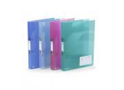 gbc Raccoglitore a 2 anelli con copertina flessibile ICE Colore: trasparente. Numero tasche: 13. Dimensioni esterne: 25x33x3cm GBC2102044