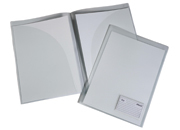 gbc REXEL Ice Cartellina a 2 Tasche, Trasparente - ICE TWIN FILE CLEAR (5) Pratica cartellina Ice a 2 tasche in grado di contenere fino a 100 fogli A4. Se i documenti sono invece posizionati in orizzontale, � adatta al formato A3. E` possibile personalizzarla grazie al portabiglietti da visita GBC2102612