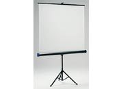 acco Schermo a Treppiede Standard 125x125cm Superficie di proiezione bianco opaco. Il retro del telo  in colore nero. Tensionatore per una superficie dello schermo sempre liscia. Braccio superiore per impostare lo schermo ad unangolazione idonea a correggere leffetto di distorsione trapezoidale GBC33938273