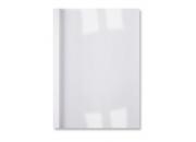 gbc Cartelline per rilegatura termica LinenWave PVC Formato: A4. Dorso: 4mm. Capacit�: 40 fogli. Fronte in PVC trasparente 150 micron, retro in cartoncino bianco Linenwave 250gr.  GBCIB386329