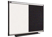 gbc Prestige Combi lavagna bianca-gomma nera Dimensioni: 60x90cm GBCQBPK9060