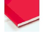 gbc Cartelline termiche Linen ROSSO spessore 6mm, in robusto cartoncino telato da 260gr braLL060040