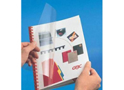 carta Copertine trasparenti A3, PVC 180micron 225gr/mq. In PVC Crystal HiClear per rilegatura. Trasparenza cristallina. Formato: A3 (297x420mm). Spessore: 180 micron. GBCCF121880