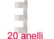 gbc Spirali plastiche 20 anelli bra2520BI100.