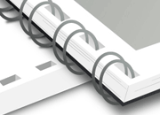 gbc Spirali metalliche IbiWire 21 anelli. ARGENTO diametro 10mm. Compatibile con i fori dell’anello plastico. Capacit 85 fogli GBCIB160837