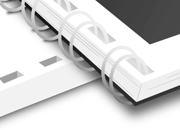 gbc Spirali metalliche IbiWire 21 anelli. BIANCO diametro 14mm. Compatibile con i fori dell’anello plastico. Capacit 130 fogli GBCIB165481