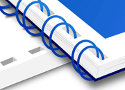 gbc  diametro 11mm. Compatibile con i fori dellanello plastico. Capacit 95 fogli bra111met20bl