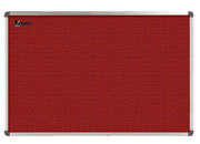 gbc Pannello per affissione in tessuto Elipse Colore: rosso. Dimensioni: 90x120cm GBC1902260