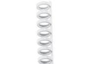 gbc Dorsi plastici ClickBind per rilegatura a spirale Ibiclick, 34 anelli Formato: A4. Diametro: 12mm. Capacit: 95 fogli. Colore: Bianco. Con zipper incluso. Passo: 3:1. .