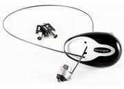 acco Cavo sicurezza Pocket Saver Microsaver Notebook Lock il cavo di acciaio  dotato di barra a T che si innesta nello Slot Kensington presente sull'apparecchiatura informatica. Il cavo  retrattile: si ripone facilmente premendo l'apposito pulsante sulla scocca. Lucchetto antitrapano KEN1500137