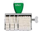 gbc Datario polinomio con 14 diciture Altezza caratteri mm 5. Con le seguenti 14 diciture: PAGATO, REGISTRATO, COLLAUDATO, APPROVATO, CONTROLLATO, LIQUIDEATO, FATTURATO, VISTO, SPEDITO, SCADENZAQ, RISPOSTO, RICEVUTO, VERIFICATO, EVASO, fino al 31/12/26 LEB0176