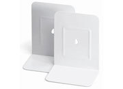 gbc Reggilibro in coppia. in metallo BIANCO, formato: 13,5x17,5 cm LEB088B