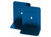 gbc Reggilibro in coppia. in metallo BLU, formato: 13,5x17,5 cm LEB088BL