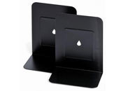 gbc Reggilibro in coppia. in metallo NERO, formato: 13,5x17,5 cm LEB088N