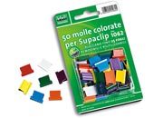 gbc Molle in colori assortiti di ricambio SUPACLIP blister da 50 molleper sparamolle Lebez 1060 e sparamolle Lebez 1068 LEB1062