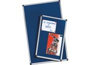 gbc Lavagna in feltro 40x60cm Con cornice in alluminio. Completa di viti per il fissaggio a muro LEB1190