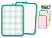 gbc Lavagna scrivibile a secco double face un lato bianco e uno quadrettato LEB1195