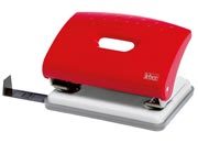 gbc Perforatore a 2 fori , con guida regolabile colori disponibili: blu, nero, rosso, perfora fino a 16 fogli (1,6mm), impugnatura in ABS e base in metallo, foro diametro 6mm, distanza tra i fori 8cm LEB1270