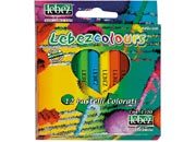 gbc Scatola con 12 pezzi di pastelli esagonali di 9 cm Nuova mina extra diametro 3 mm LEB1300