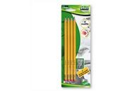 gbc Matita con gomma il blister contiene 4 matite + un temperamatite in metallo da 1 foro LEB1303BT