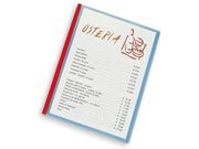 gbc Portamen, 4 pagine in crystal PVC semirigido bordo ROSSO, formato A4 (210x297mm) LEB142r