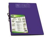 gbc Portamenu a 10 tasche formato A4 (21x29,7cm) VIOLA LEB144VL