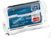 gbc Portabiglietti da visita in acrilico Formato: 11,5x5,5x4,5 cm LEB1680