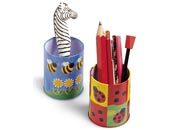 gbc Bicchiere portapenne in metallo    LEB1755