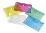 gbc Busta Bottone A4 ORIZZONTALE COLORI ASSORTITI, formato a4: 33x24,5 cm LEB2192