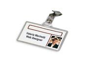 gbc Portabadge con clip in metallo Formato: 93x60 cm LEB31140B