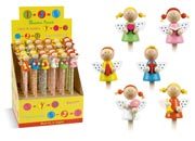 gbc Matite con top in legno Angeli con espositore da 24 matite LEB3289