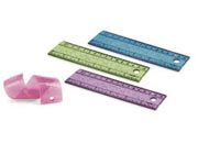 gbc Righello FLEX in gomma flessibile 15cm barattolo di colori assortiti LEB3587