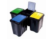 gbc Cestino 21 litri colori assortiti LEB4092ASS