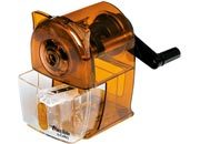 gbc Temperamatite da tavolo a manovella con disposivito di regolazione della punta e gancio di fissaggio. Colori disponibili: verde, blu, bordeaux, ocra LEB4305