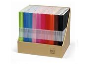 gbc Notes formato A5 28 pagine, fogli assortiti quadretti e righe, carta Acid Free, colori assortiti. Con espositore da 40 notes LEB4481N