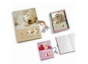gbc Diario ricordi con lucchetto formato 13x18cm, 80 pagine. Con scatola. 3 soggetti assortiti sui cani LEB4492
