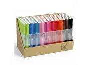 gbc Notes formato A6 28 pagine, fogli assortiti quadretti e righe, carta Acid Free, colori assortiti. Con espositore da 40 notes LEB4880