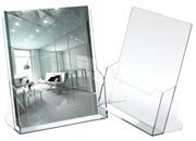 gbc Portadepliant e cataloghi in plastica trasparente, scatola singola Formato: 23x25,5 cm, profondit�. 3 cm LEB5021