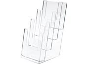 gbc Portadepliant e cataloghi in plastica trasparente, scatola singola Formato: 11x24 cm, profondit. 14 cm LEB5022