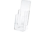 gbc Portadepliant e cataloghi in plastica trasparente, scatola singola Formato: 11x31 cm, profondit. 11 cm LEB5025