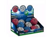 gbc Elastici in gomma. RubberBall, palla da 140 gr, 200 elastici Colori assortiti, espositore in cartone LEB50922