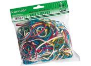 gbc Elastici in gomma, busta da 100 gr Colori assortiti, misure assortite LEB5093