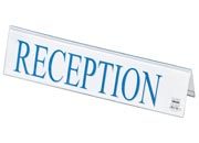 gbc Targhetta portanome in acrilico per scrivania Formato: 250x60 mm. Visibile su due lati LEB50977