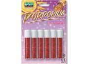 gbc Porporina da 2 grammi Rosso, non tossica, blister 6 tubetti LEB5134R