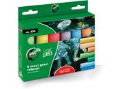 gbc Gessi colorati maxi diametro 3cm, senza polvere, colori assortiti LEB532