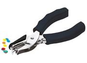 gbc Perforatore 1 foro 6mm a pinza impugnat.in gomma 5840 lebez perforatore in metallo con raccoglipunches. 1 foro diam. 6mm. LEB5840