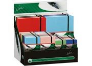 gbc Notes con copertina in tessuto espositore composto da 10 notes codice 592 (6,5x10,5cm), 10 codice 593 (9x14cm) e 6 codice 594 (15x21,5cm) LEB5901