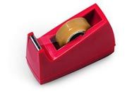 gbc Dispenser per rotoli adesivi da 33 metri Rosso, peso 0,5 kg LEB72R