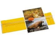 gbc Taglierina a lama bidirezionale Spessore massimo di taglio: 2mm, righello di allineamento rientrante, righello pressafogli trasparente e sollevabile, griglia di allinamento di precisione, fermo di sicurezza per sostituzione carrello/lama LEB7342